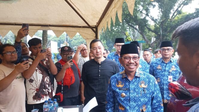 Pemkot Tangerang Bersinergi dengan Tangcity Mall, Gelar Uji Emisi Gratis Demi Kualitas Udara yang Bersih (foto: Candra) Kamis 17 April 2025