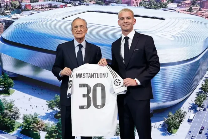 
Franco Mastantuono resmi gabung Real Madrid dari River Plate pada Kamis 14 Agustus 2025. Realmadrid.com