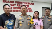 Kapolres Metro Tangerang Kota, Kombespol Raden Muhammad Jauhari, menjelaskan kronologi Siswi anak hilang yang di temukan pihak kepolisian, Rabu 12 November 2025. WARTAXPRESS.com