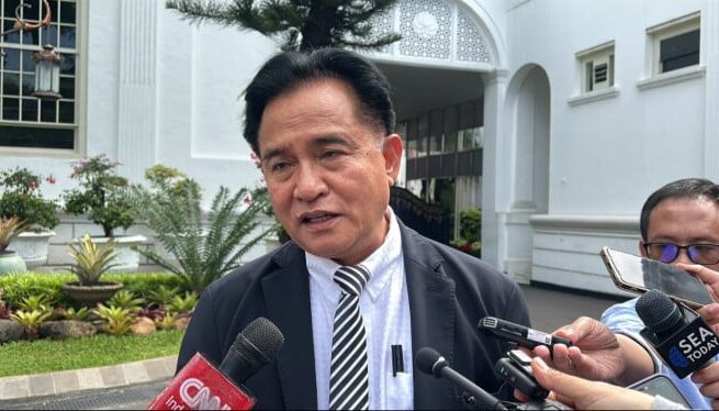Menteri Koordinator Bidang Hukum, HAM, Imigrasi, dan Pemasyarakatan Yusril Ihza Mahendra