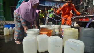 Ilustrasi distribusi air bersih