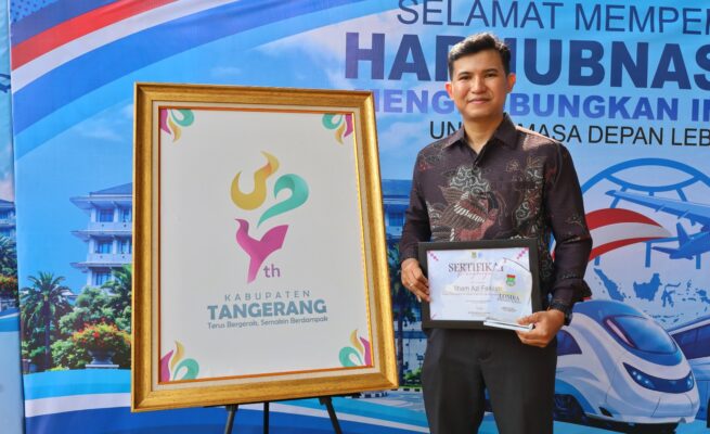 Hasil karya Ilham Azi Fadilah terpilih menjadi logo resmi hari jadi ke-394 Kabupaten Tangerang.