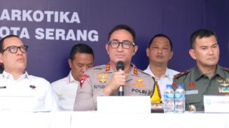 Kapolri Suyudi Ario Seto saat masih menjabat Kapolda Banten.