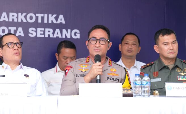 Kapolri Suyudi Ario Seto saat masih menjabat Kapolda Banten.