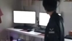 Tangkapan layar video rumah dinas TNI untuk aktivitas judi online di Kompleks Istana Kepresidenan, Jakarta, Rabu 7 Oktober 2026.