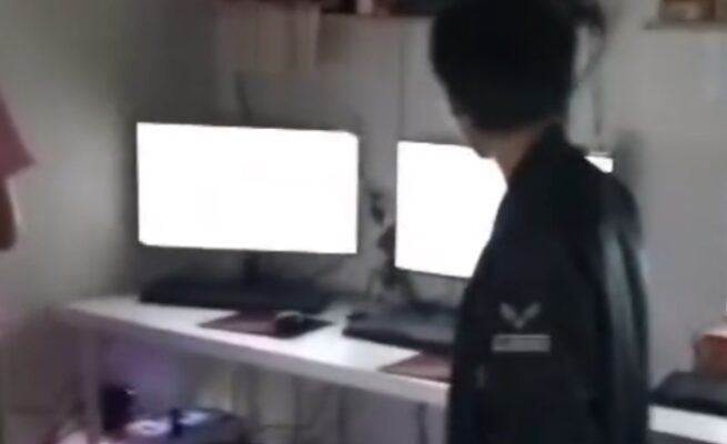 Tangkapan layar video rumah dinas TNI untuk aktivitas judi online di Kompleks Istana Kepresidenan, Jakarta, Rabu 7 Oktober 2026.