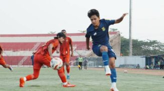 Tim Sepak Bola Persikota Tangerang menjalani training camp menjelang Liga Nusantara Season 2026/2027 di Yogyakarta, Kamis, 15 Oktober 2026.