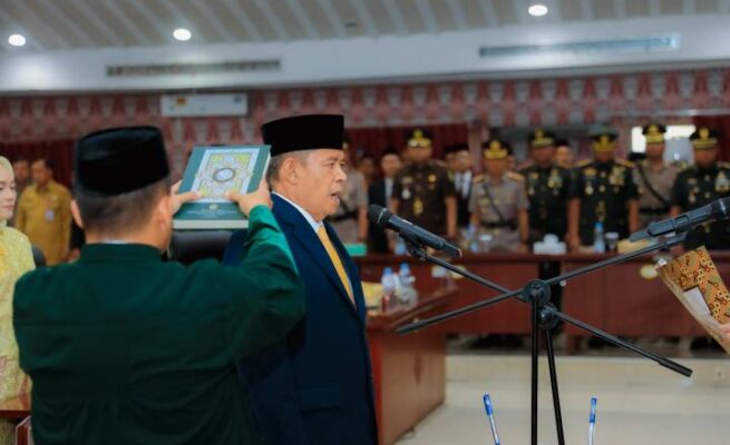 Ketua DPRD Kota Tangerang Saiful Milah resmi ditetapkan melalui mekanisme Pengganti Antarwaktu (PAW) untuk melanjutkan sisa masa jabatan 2024–2029 berdasarkan Keputusan Gubernur Banten Nomor 566 Tahun 2026.