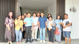Pengurus dan jemaat GKPI Rajeg dipindahkan sementara ke wilayah Pasar Kemis.